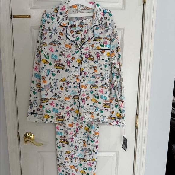 Roller Rabbit Roadtrip Pajama Set - NWT & In-Hand - Picture 2 of 5